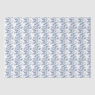 Blaue Blume Seidenpapier