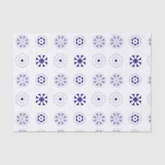 Blaue Blume Seidenpapier