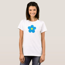 Blaue Blume T-Shirt