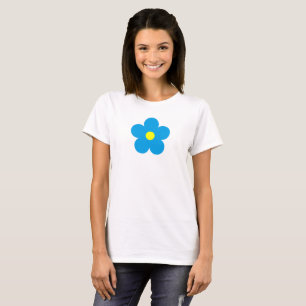 Blaue Blume T-Shirt