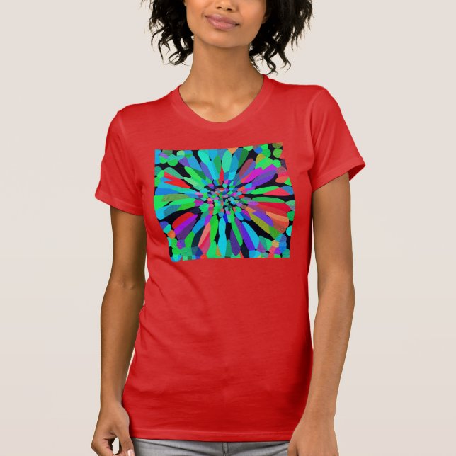 Blaue Blume T-Shirt (Vorderseite)