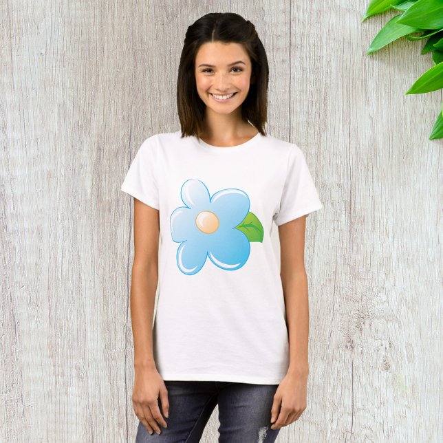 Blaue Blume T-Shirt (Von Creator hochgeladen)