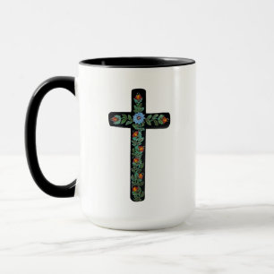 Blaue Blume Tasse