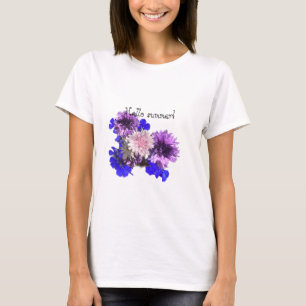 Blaue Blumen, Hallo Sommer! T-Shirt