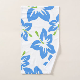 Blaue Blumen Handtuch