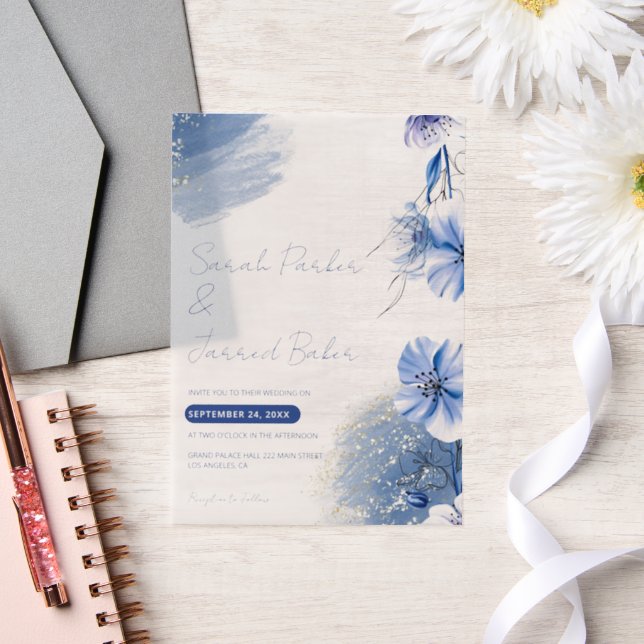 Blaue Blumen Hochzeitsfeiern (Hochzeit)