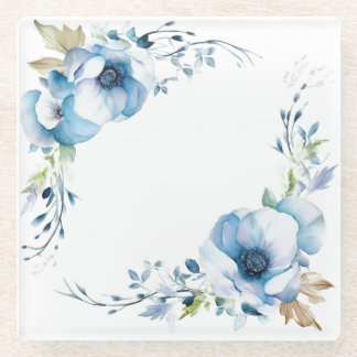 Blaue Blumen: "Meine Küche" Untersetzer
