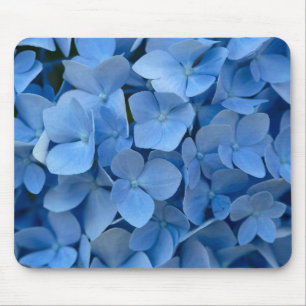 blaue blumen mousepad