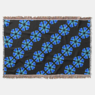 Blaue Blumenblätter Decke