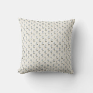 Blaue Blumengestaltung Minimalistische Wurfkissen Kissen