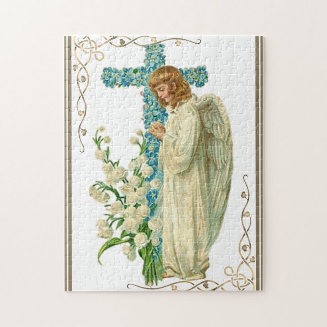 Blaue Blumenkreuz (Vertikal)