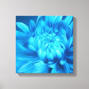 Blaue BlumenLeinwand ursprünglicher Feinkunst Leinwanddruck