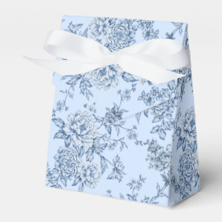 Blaue Blumenmuster Japanisch Geschenkschachtel