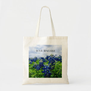 Blaue Blüten Bluebonnets Texas Texaner Floral  Tragetasche