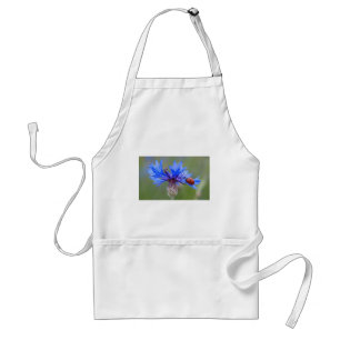Blaue Blüten Marienkäfer Frieden Liebe Schicksal K Schürze