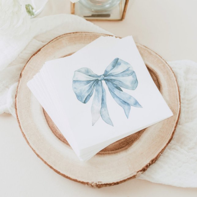 Blaue Bogen-Minimalistin Kinderdusche Serviette (Von Creator hochgeladen)