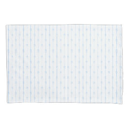Blaue Bogen und Streifen Pillowcase Kissenbezug