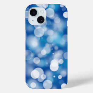 Blaue Bokeh-Partylichter Case-Mate iPhone Hülle