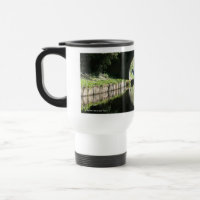 Blaue Boot Llangollen Kanal-Reise-Tasse