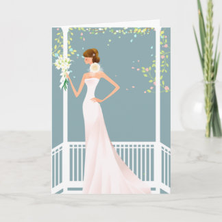 Blaue Brautparty-Einladung Einladung