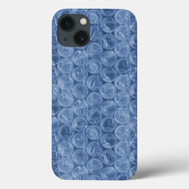 Blaue Bubble-Wrap Case-Mate iPhone-Hülle iPhone Hülle (Rückseite)