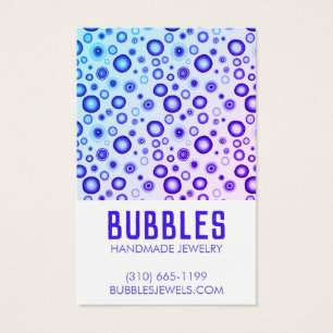 BLAUE BUBBLES ERREICHEN Nekklace Juwelier Display 