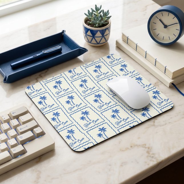 Blaue Bucht Mousepad (Von Creator hochgeladen)