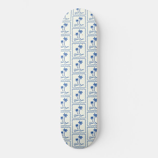 Blaue Bucht Skateboard (Vorderseite)