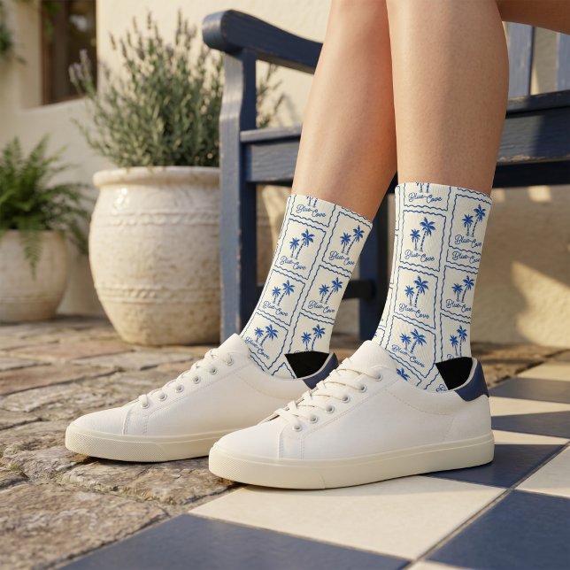 Blaue Bucht Socken (Von Creator hochgeladen)