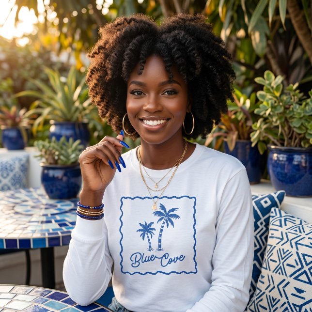 Blaue Bucht T-Shirt (Von Creator hochgeladen)
