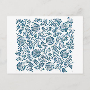 Blaue Busse Postkarte