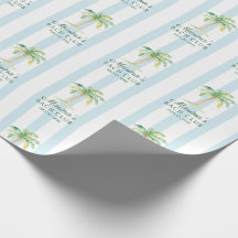 Blaue Cabana Streifen Palm Bach Club Junggesellinn