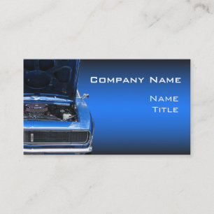 Blaue Camaro Visitenkarten Visitenkarte