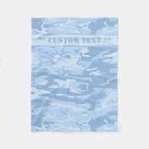Blaue Camouflage mit benutzerdefiniertem Text