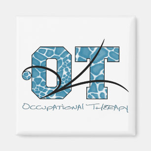 Blaue Camouflage mit Rolle Magnet