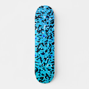 Blaue Camouflage Skateboard