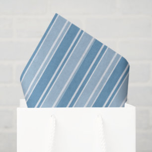 Blaue Candy Streifen Seidenpapier