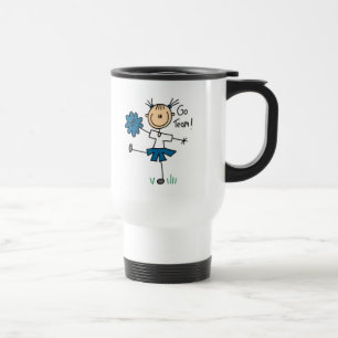 Blaue Cheerleader T-Shirts und Geschenke für das T Reisebecher