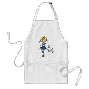 Blaue Cheerleader T-Shirts und Geschenke Schürze