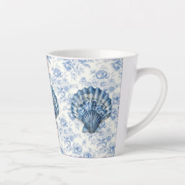 Blaue Chinoiserie-Schale Kleine Keramik-Latte-Tass Milchtasse