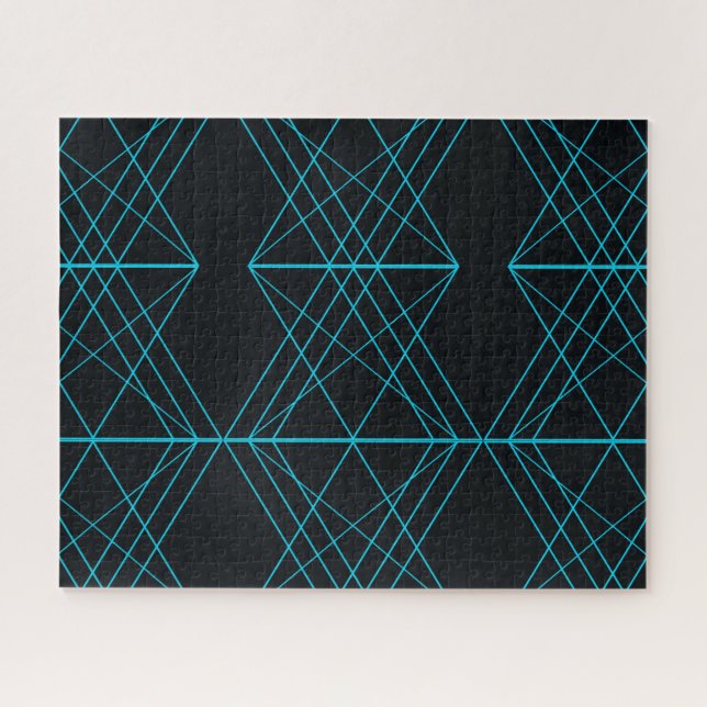 Blaue, coole, moderne, trendy technologic (Horizontal)