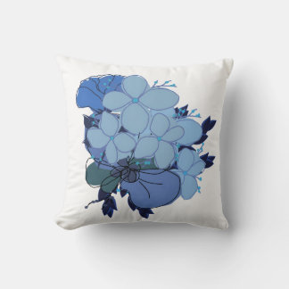 Blaue Couchkissen Kissen