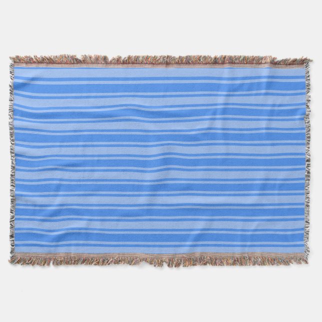 Blaue Creme Decke (Vorderseite)