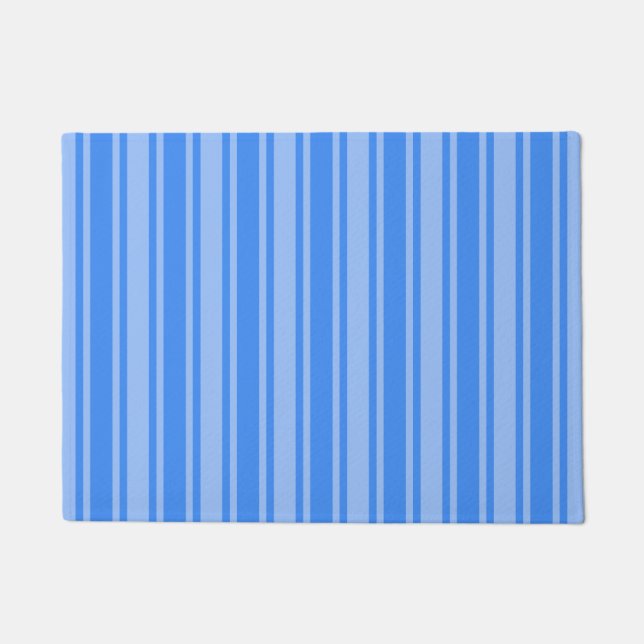 Blaue Creme Fußmatte (Vorderseite)