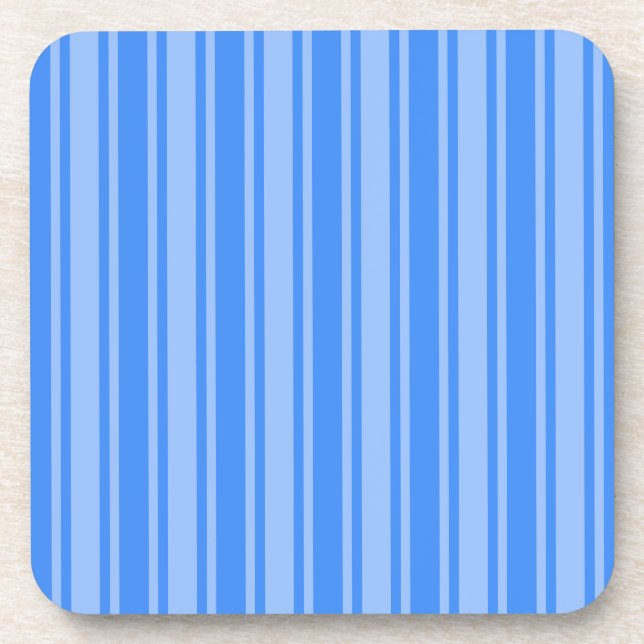 Blaue Creme Getränkeuntersetzer (Vorderseite)