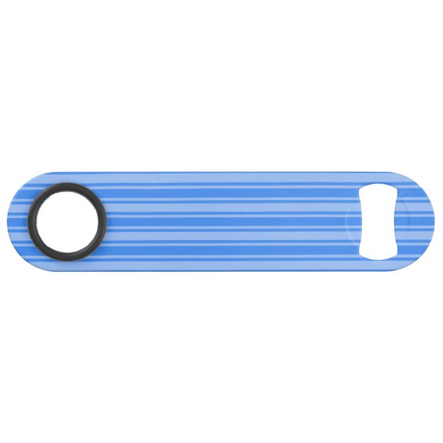 Blaue Creme Speed Flaschenöffner (Vorderseite (Horizontal))