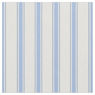 Blaue & cremefarbene Streifen Stoff