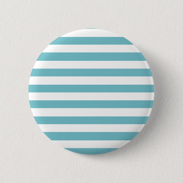 Blaue Curaçao und weiße Streifen Button (Vorderseite)