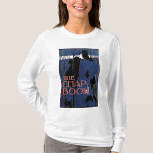 Blaue Dame Art Nouveau Advertisement T-Shirt
