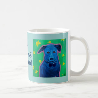 blaue dawg Schnurband-Tasse Kaffeetasse